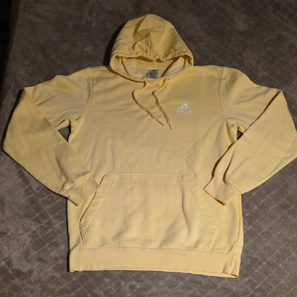 Adidas Light Yellow Men's Hoodie